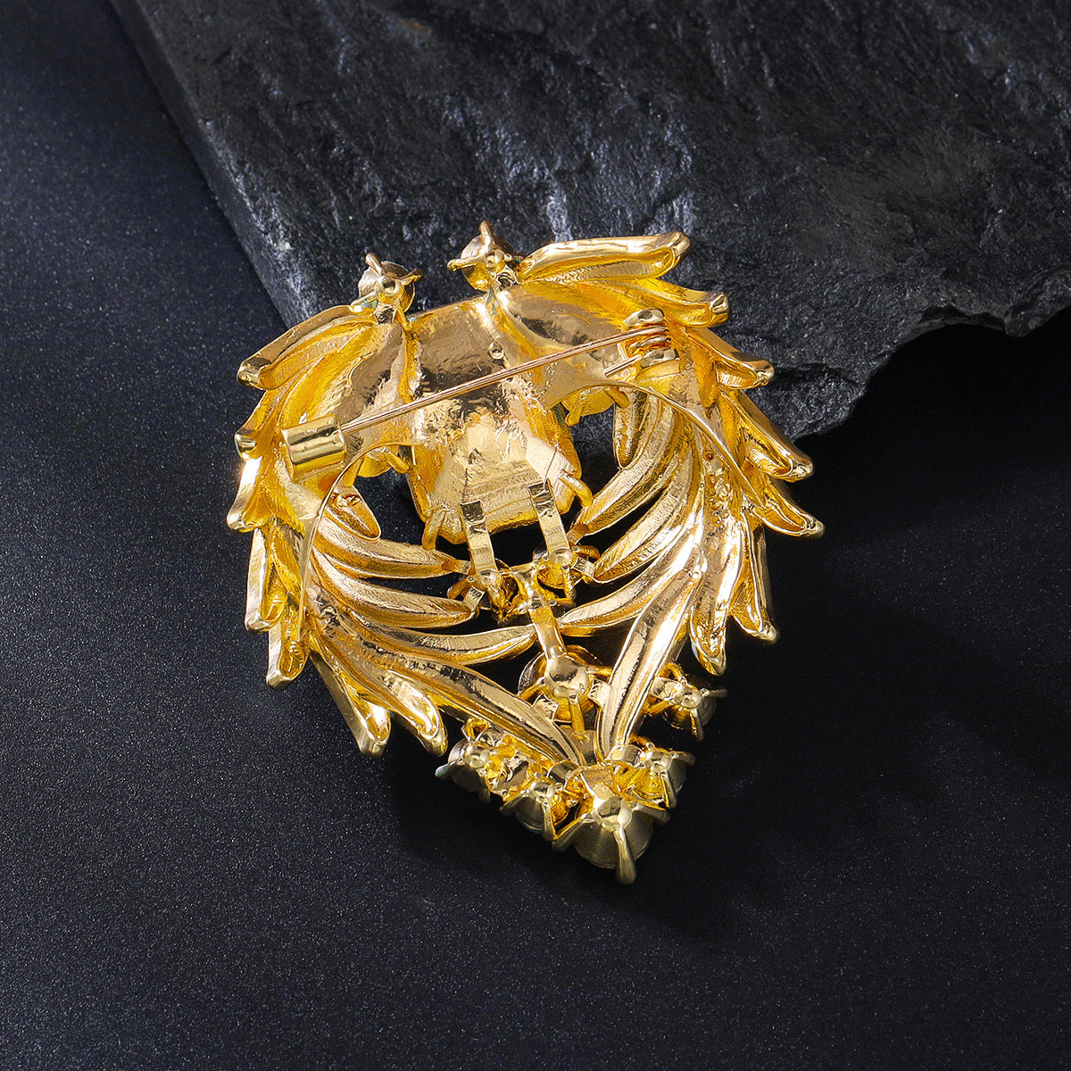 Chinese style phoenix brooch