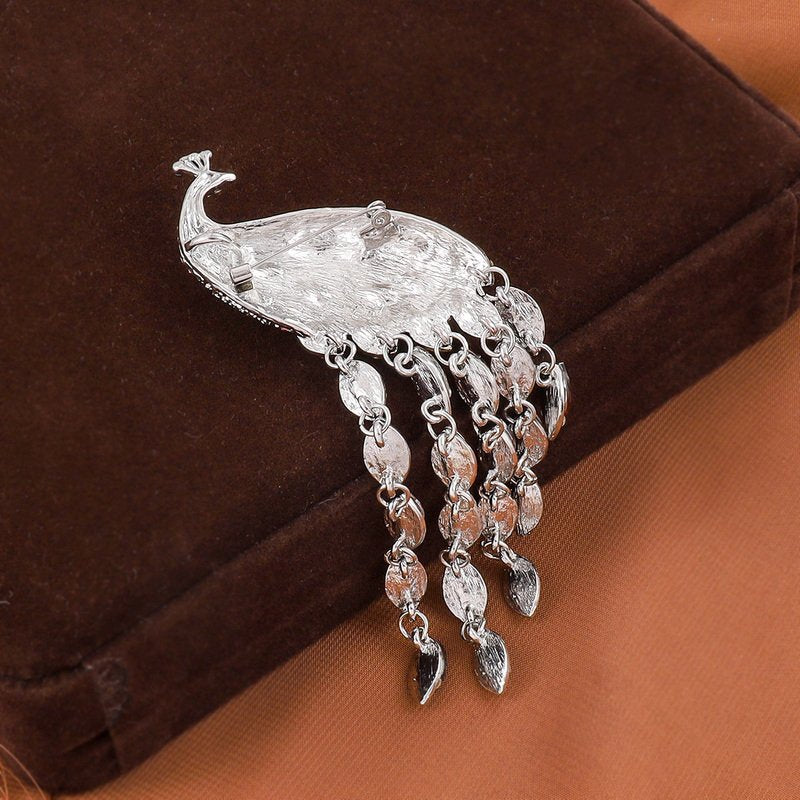 Peacock Brooch
