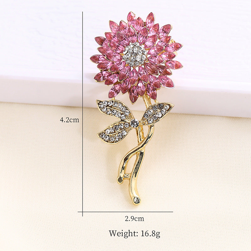 Sunflower Brooch